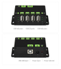HUB USB de qualité industrielle, extension de 4 ports USB 3.2, double hôtes commutables, protections multiples