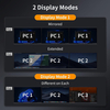Le commutateur 3 adapté aux besoins du client de KVM d'USB 3,0 HDMI surveille 4 ordinateurs 4K@60Hz