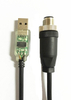 Ftdi usb rs485 à m8 m12 série USB-RS485-M12 conversion RS485 M12 usb à rs485 rs422 câble de convertisseur usb