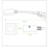 Connexion Gigabit d'usine MikroTik RBGPOE avec ligne de séparation passive POE port RJ45 9-48 V 10/100/1000 Mbps