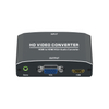 PII-632 Convertisseur HDMI VGA + HDMI avec audio 3,5 mm prenant en charge 1080P
