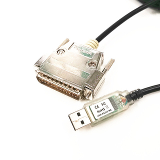 Adaptateur série Usb vers RS232, puce FTDI, programmation des commandes CNC, connecteur mâle DB25 db9 DB15 25 broches, 1,5 m, Compatible US-232R