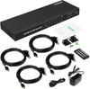 Commutateur KVM HDMI 8X1 personnalisé, 8 ports