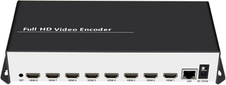 Encodeur vidéo personnalisé 8 canaux H.265 H.264 HDMI vers IP pour diffusion en continu en direct