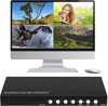 Commutateur matriciel KVM multi-visionneuse personnalisé, commutateur multi-visionneuse HDMI 4K, diviseur d'écran 4, séparateur d'écran HDMI sans couture 