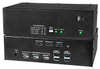 Répartiteur/extenseur KVM USB VGA personnalisé avec audio stéréo via CAT5 jusqu'à 1 000 pieds