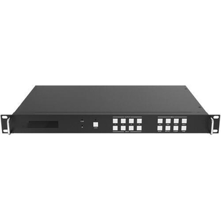 Répartiteur/multivieweur d'écran quadruple HDMI personnalisé avec commutateur KVM USB intégré