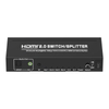 PII-1024E Commutateur/répartiteur matriciel HDMI 4x2 avec extracteur audio - 4K 60 Hz, contrôle IR, HDCP 2.2, 4:4:4
