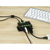 HUB USB de qualité industrielle, extension de 4 ports USB 3.2, double hôtes commutables, protections multiples