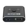 PII-DP302S Répartiteur de commutateur DisplayPort DisplayPort 1.4 Hub MST DP 1.4 Boîtier de commutation 2 entrées 2 sorties Prend en charge l'affichage étendu 4K à 60 Hz Boîtes de sélection audio et vidéo compatibles