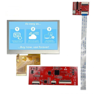 Écran capacitif d'affichage à cristaux liquides de panneau résistif d'affichage à cristaux liquides résolution 480*272 Module d'interface Hmi d'affichage à cristaux liquides de Tft de 4.3 pouces