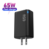 Bloc de chargeur USB C 65 W PD 3.0 QC 4.0 PPS Cube de charge rapide ultra compact - Type C 