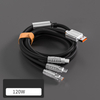 Cordon de Charge Multiple universel 3 en 1, câble de Charge multiple 120W 6A, câble USB de Charge rapide 