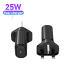 Chargeur mural USB-C de 25 watts, alimentation PPS, charge rapide