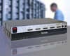 Commutateur Kvm matriciel Cat5 personnalisé sur IP 1u monté en rack pour deux utilisateurs IP 4X32 (1 X local ; 1 X distant ; 2 X IP)