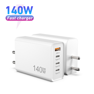 Chargeur USB C 140 W, chargeur Mac Book Pro pliable Nexode PD3.1 PPS 3 ports Fast GaN chargeur mural pour ordinateur portable adaptateur secteur