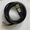 Câble FTDI TTL-232RG-VSW3V3-WE USB vers TTL avec électronique intégrée, LED, 3,3 V/50 mA