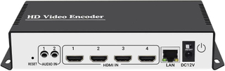  Encodeur de streaming vidéo IP HDMI personnalisé 4K 4 canaux H.265 H.264, encodeur RTMP RTMPS pour diffusion en direct