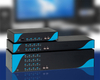 Commutateur Kvm matriciel Cat5 personnalisé sur IP 1u monté en rack pour deux utilisateurs IP 4X32 (1 X local ; 1 X distant ; 2 X IP)