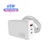  Chargeur USB C 65 W, bloc de chargeur rapide GaN Nexode 3 ports, chargeur pliable compact