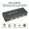 Extracteur d'arc Hdmi, commutateur Kvm Displayport 4k Usb 2 6 4 ports, commutateurs Kvm bidirectionnels, double moniteur