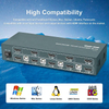 Commutateur KVM HDMI double moniteur 4 ports 4k 60hz commutateurs KVM