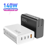 Chargeur rapide USB C 140-165W GaN PD, bloc de Station de charge, prise Hub, adaptateur d'alimentation pour ordinateur portable