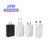  Chargeur USB C 65 W, bloc de chargeur rapide GaN Nexode 3 ports, chargeur pliable compact