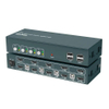 Commutateur KVM HDMI double moniteur 4 ports 4k 60hz commutateurs KVM