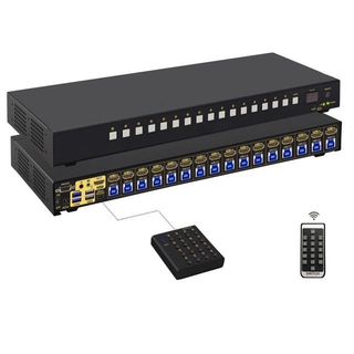 Commutateur KVM HDMI 4K UHD personnalisé à 16 ports